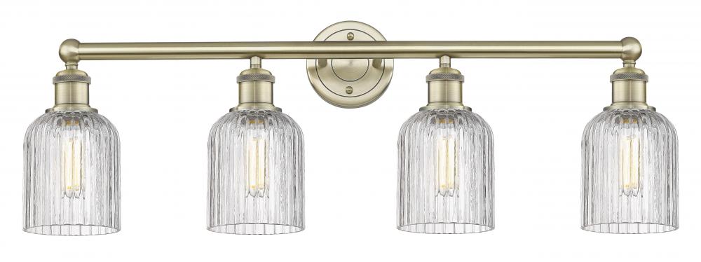 Bridal Veil - 4 Light - 32 inch - Antique Brass - Bath Vanity Light