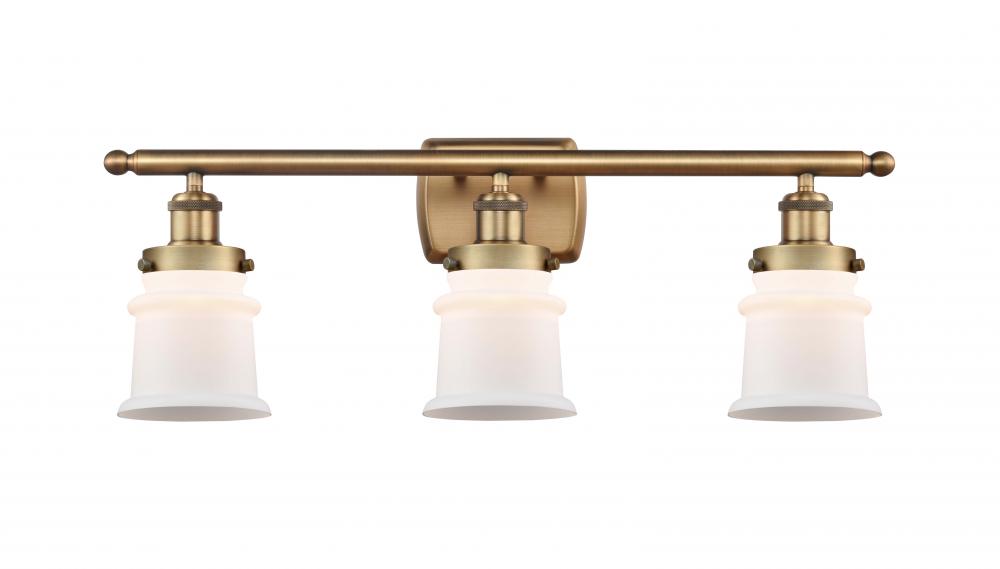 Canton - 3 Light - 26 inch - Brushed Brass - Bath Vanity Light