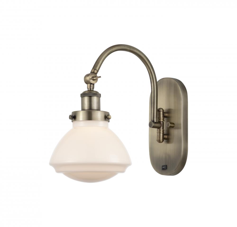 Olean - 1 Light - 7 inch - White Polished Chrome - Sconce