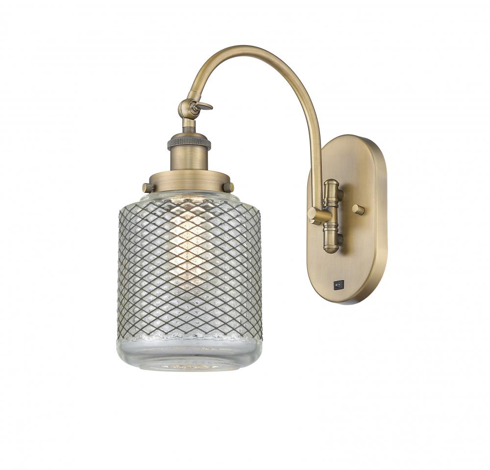 Stanton - 1 Light - 6 inch - Brushed Brass - Sconce