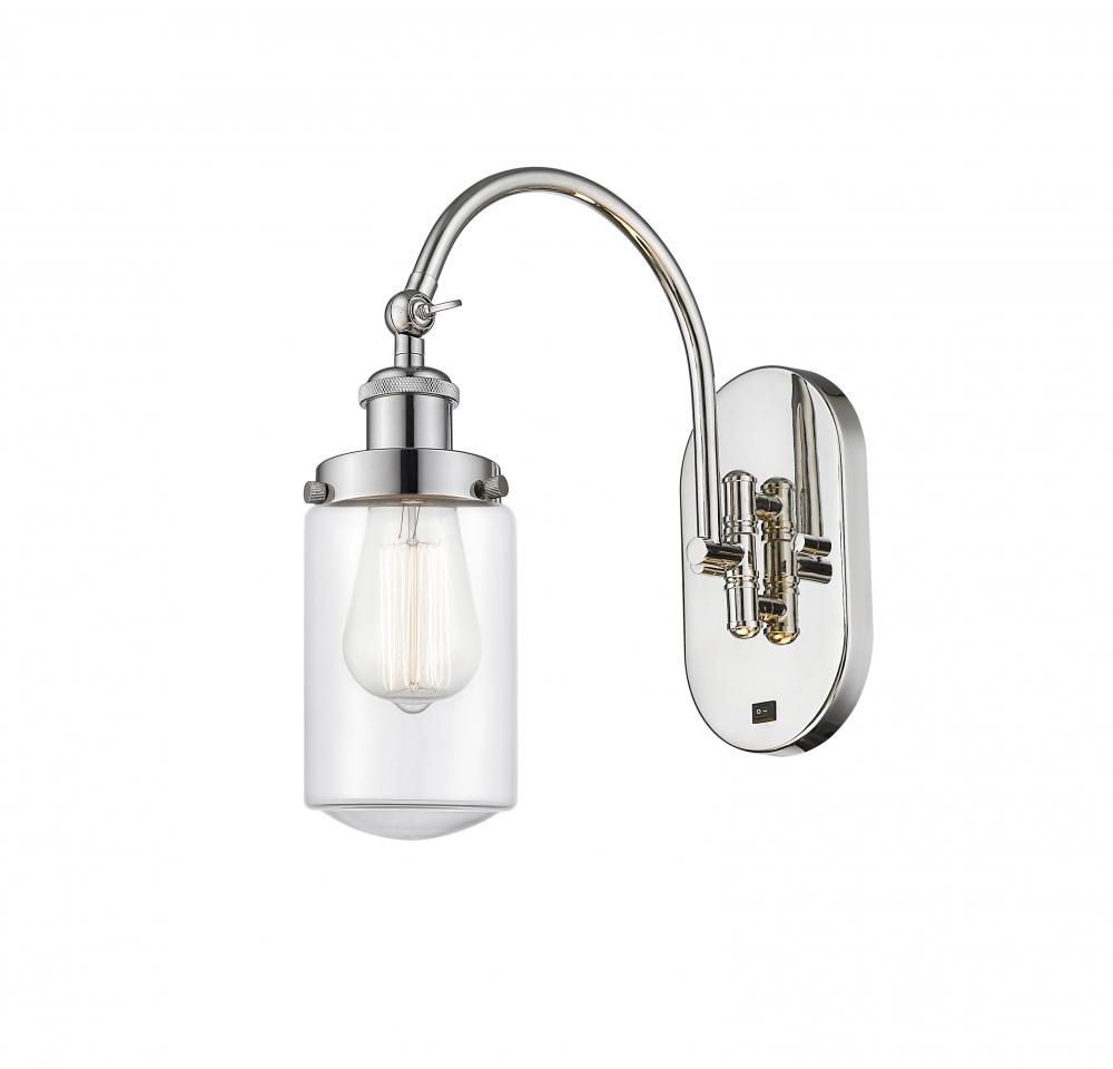 Dover - 1 Light - 5 inch - Polished Nickel - Sconce