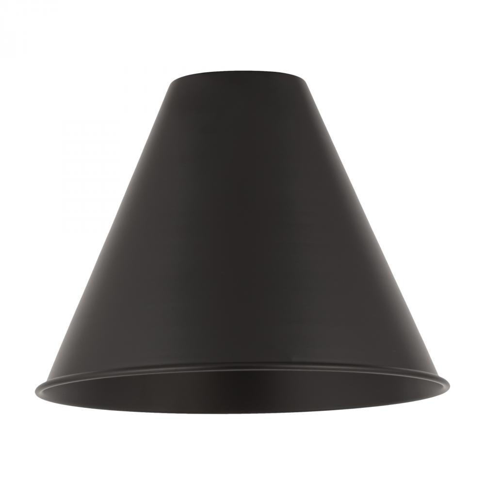 Berkshire Light 12 inch Matte Black Metal Shade