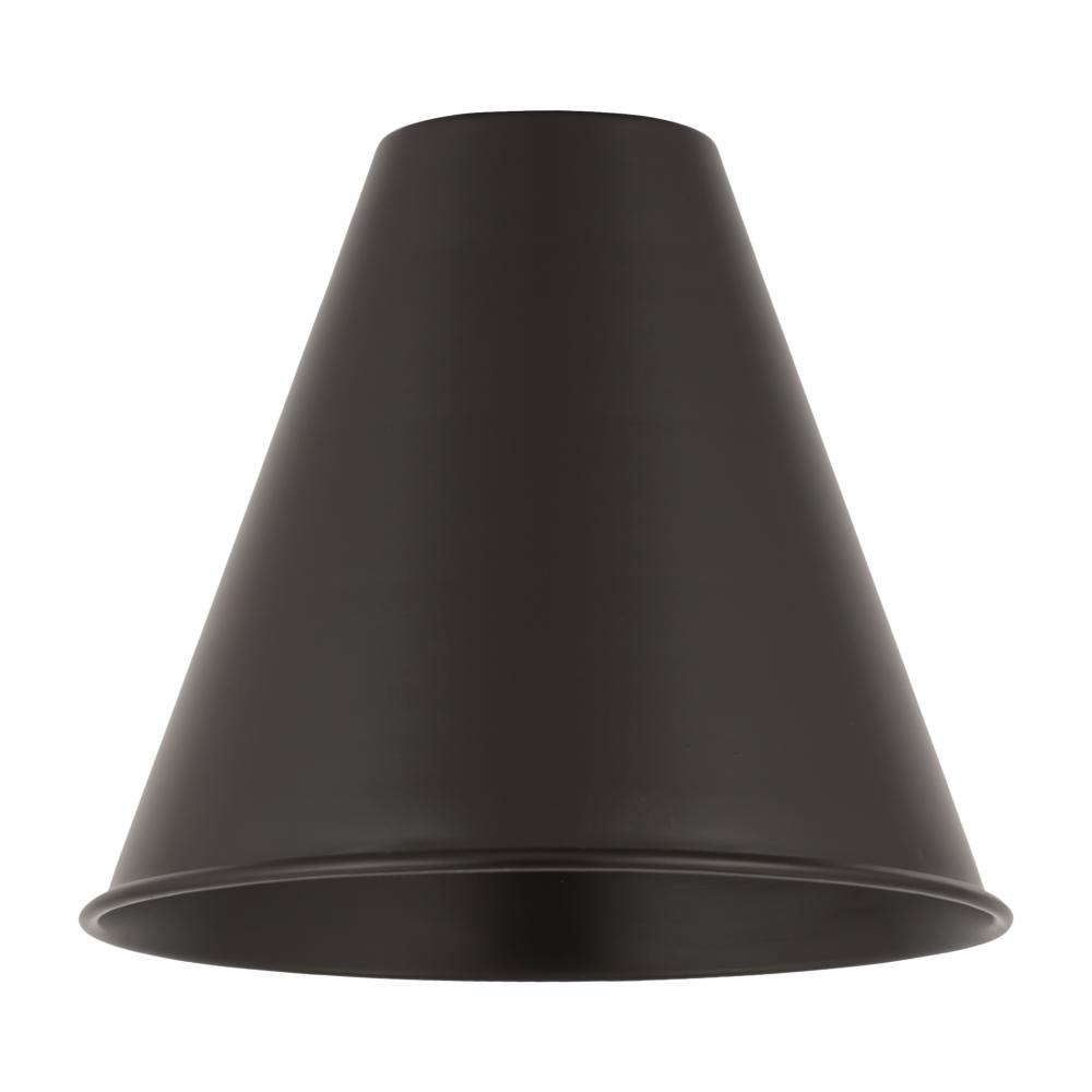 Berkshire Light 8 inch Matte Black Metal Shade