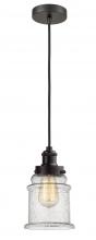 Innovations Lighting 100OB-10BK-1H-OB-G184 - Edison - 1 Light - 8 inch - Oil Rubbed Bronze - Cord hung - Mini Pendant