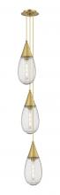 Innovations Lighting 103-450-1P-BB-G450-6SCL - Malone - 3 Light - 8 inch - Brushed Brass - Multi Pendant