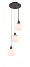 Innovations Lighting 113B-3P-OB-G121-6 - Athens - 3 Light - 12 inch - Oil Rubbed Bronze - Cord Hung - Multi Pendant