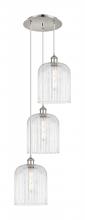 Innovations Lighting 113B-3P-PN-G559-8CL - Bridal Veil - 3 Light - 12 inch - Polished Nickel - Cord Hung - Multi Pendant