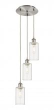 Innovations Lighting 113B-3P-SN-G434-7CL - Crown Point - 3 Light - 13 inch - Brushed Satin Nickel - Multi Pendant