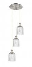 Innovations Lighting 113B-3P-SN-G559-5SDY - Bridal Veil - 3 Light - 12 inch - Brushed Satin Nickel - Cord Hung - Multi Pendant