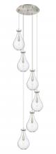 Innovations Lighting 116-451-1P-SN-G451-7CL - Owego - 6 Light - 16 inch - Brushed Satin Nickel - Multi Pendant