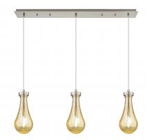 Innovations Lighting 123-451-1P-SN-G451-5GWH - Owego - 3 Light - 37 inch - Brushed Satin Nickel - Linear Pendant