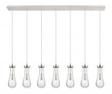 Innovations Lighting 127-451-1P-PN-G451-4CL - Owego - 7 Light - 49 inch - Polished Nickel - Linear Pendant