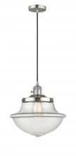 Innovations Lighting 201CSW-SN-G542 - Oxford - 1 Light - 12 inch - Brushed Satin Nickel - Cord hung - Mini Pendant