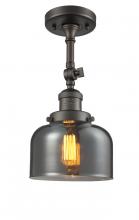 Innovations Lighting 201F-OB-G73 - Bell - 1 Light - 8 inch - Oil Rubbed Bronze - Semi-Flush Mount