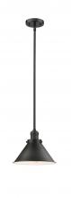 Innovations Lighting 201S-OB-M10-OB - Briarcliff - 1 Light - 10 inch - Oil Rubbed Bronze - Stem Hung - Mini Pendant