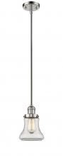 Innovations Lighting 201S-PN-G192 - Bellmont - 1 Light - 7 inch - Polished Nickel - Stem Hung - Mini Pendant