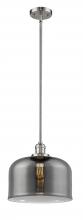 Innovations Lighting 201S-PN-G73-L - Bell - 1 Light - 12 inch - Polished Nickel - Stem Hung - Mini Pendant