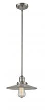 Innovations Lighting 201S-SN-G2 - Halophane - 1 Light - 9 inch - Brushed Satin Nickel - Stem Hung - Mini Pendant