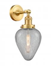 Innovations Lighting 203-SG-G165 - Geneseo - 1 Light - 7 inch - Satin Gold - Sconce