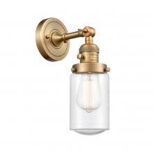 Innovations Lighting 203SW-BB-G314 - Dover - 1 Light - 5 inch - Brushed Brass - Sconce