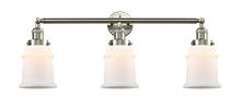 Innovations Lighting 205-SN-G181 - Canton - 3 Light - 30 inch - Brushed Satin Nickel - Bath Vanity Light