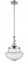 Innovations Lighting 206-PC-G544 - Oxford - 1 Light - 12 inch - Polished Chrome - Stem Hung - Mini Pendant