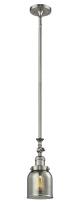 Innovations Lighting 206-SN-G53 - Bell - 1 Light - 5 inch - Brushed Satin Nickel - Stem Hung - Mini Pendant