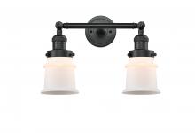 Innovations Lighting 208-BK-G181S - Canton - 2 Light - 17 inch - Matte Black - Bath Vanity Light