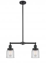 Innovations Lighting 209-OB-G52 - Bell - 2 Light - 21 inch - Oil Rubbed Bronze - Stem Hung - Island Light