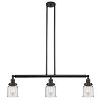 Innovations Lighting 213-OB-G52-LED - Bell - 3 Light - 38 inch - Oil Rubbed Bronze - Stem Hung - Island Light