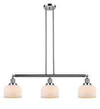 Innovations Lighting 213-PN-G71 - Bell - 3 Light - 41 inch - Polished Nickel - Stem Hung - Island Light