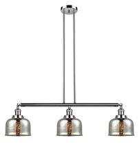 Innovations Lighting 213-PN-G78 - Bell - 3 Light - 41 inch - Polished Nickel - Stem Hung - Island Light