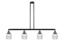 Innovations Lighting 214-BAB-G302 - Colton - 4 Light - 50 inch - Black Antique Brass - Stem Hung - Island Light