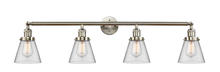 Innovations Lighting 215-SN-G62 - Cone - 4 Light - 42 inch - Brushed Satin Nickel - Bath Vanity Light