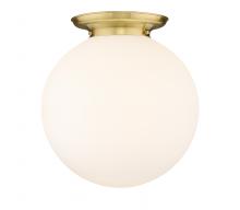 Innovations Lighting 221-1F-SG-G201-18 - Beacon - 1 Light - 18 inch - Satin Gold - Flush Mount