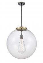 Innovations Lighting 221-1S-BAB-G204-18 - Beacon - 1 Light - 18 inch - Black Antique Brass - Stem Hung - Pendant