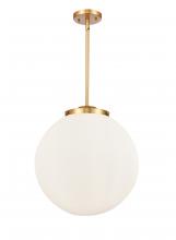 Innovations Lighting 221-3S-SG-G201-16 - Beacon - 3 Light - 16 inch - Satin Gold - Cord hung - Pendant