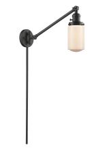 Innovations Lighting 237-OB-G311 - Dover - 1 Light - 5 inch - Oil Rubbed Bronze - Swing Arm