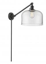 Innovations Lighting 237-OB-G72-L - Bell - 1 Light - 12 inch - Oil Rubbed Bronze - Swing Arm