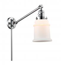 Innovations Lighting 237-PC-G181 - Canton - 1 Light - 8 inch - Polished Chrome - Swing Arm