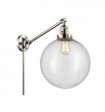 Innovations Lighting 237-PN-G204-12 - Beacon - 1 Light - 12 inch - Polished Nickel - Swing Arm