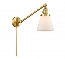 Innovations Lighting 237-SG-G61 - Cone - 1 Light - 8 inch - Satin Gold - Swing Arm