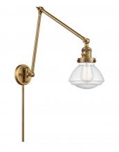 Innovations Lighting 238-BB-G324 - Olean - 1 Light - 9 inch - Brushed Brass - Swing Arm