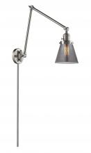 Innovations Lighting 238-SN-G63 - Cone - 1 Light - 8 inch - Brushed Satin Nickel - Swing Arm