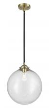 Innovations Lighting 284-1S-BAB-G204-12 - Beacon - 1 Light - 12 inch - Black Antique Brass - Cord hung - Mini Pendant