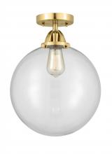 Innovations Lighting 288-1C-SG-G202-12 - Beacon - 1 Light - 12 inch - Satin Gold - Semi-Flush Mount