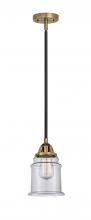 Innovations Lighting 288-1S-BAB-G182 - Canton - 1 Light - 6 inch - Black Antique Brass - Cord hung - Mini Pendant