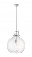 Innovations Lighting 411-1SL-PN-G410-16CL - Newton Sphere - 1 Light - 16 inch - Polished Nickel - Pendant