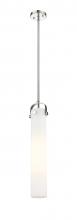 Innovations Lighting 413-1SS-PN-G413-1S-4WH - Pilaster - 1 Light - 4 inch Glass - Polished Nickel - Pendant