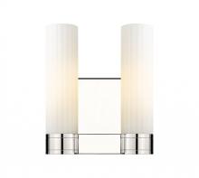 Innovations Lighting 429-2W-PN-G429-11WH - Empire - 2 Light - 11 inch - Polished Nickel - Bath Vanity Light